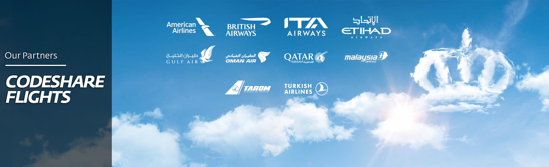Our Partners - Codeshare Flights